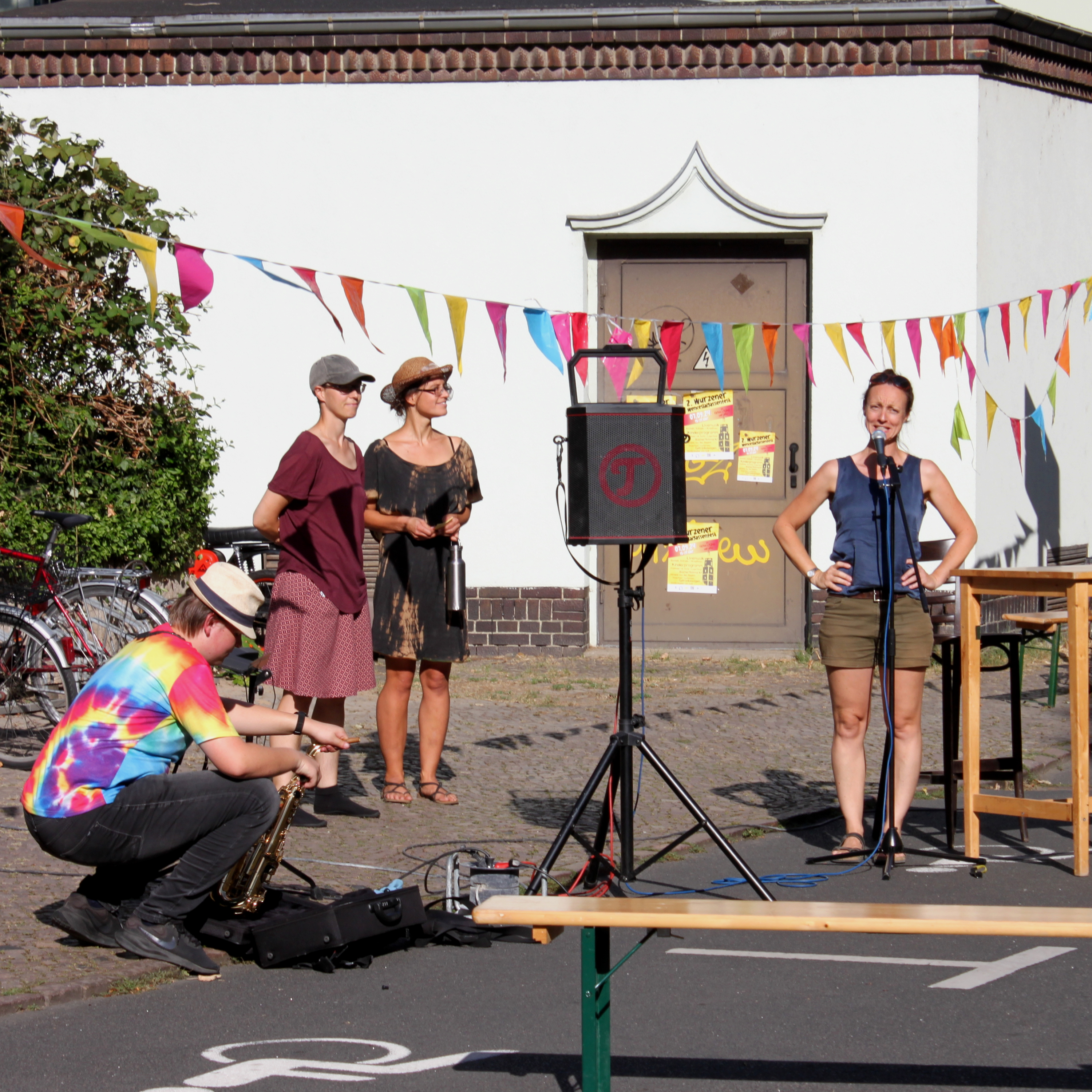 Engagierte aus der FGN beim Wenceslaigassenfest 2024